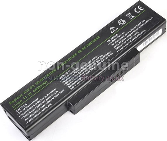 replacement Asus F3P battery