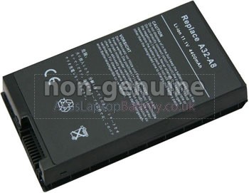 Battery for Asus A8T
