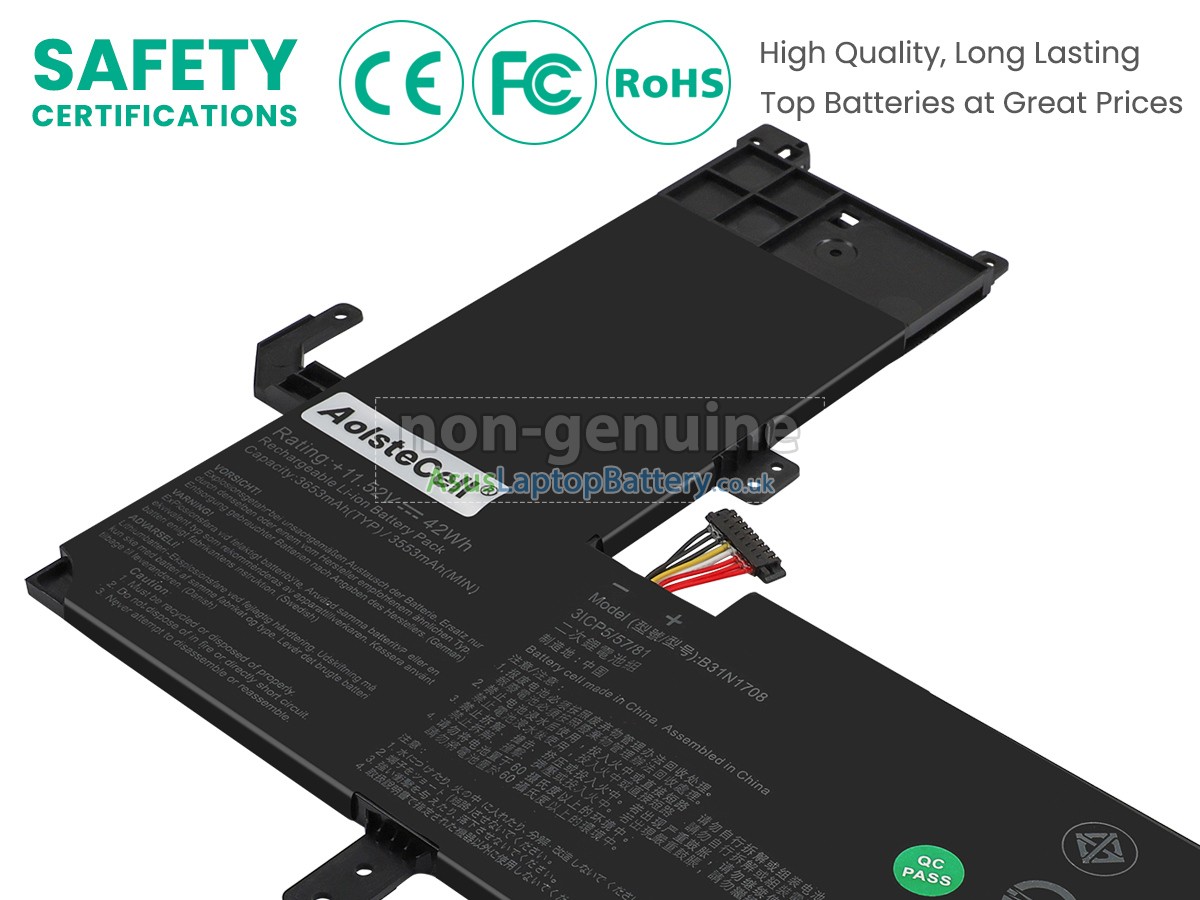 replacement Asus 0B200-02720000 battery