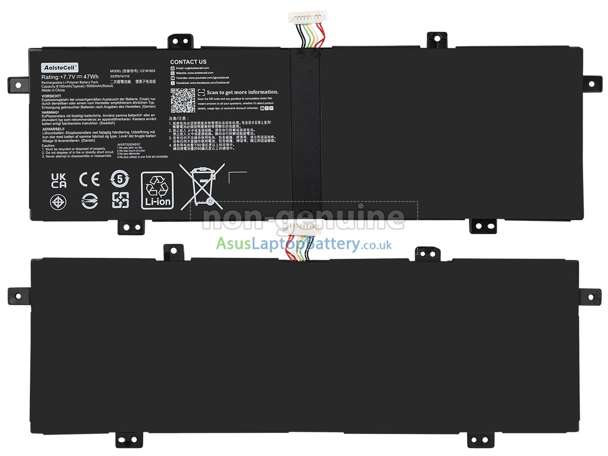 replacement Asus 0B200-03340000 battery
