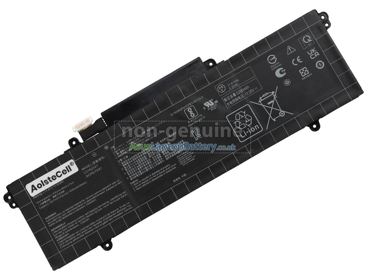 replacement Asus ZenBook 14X OLED UM5400QA battery