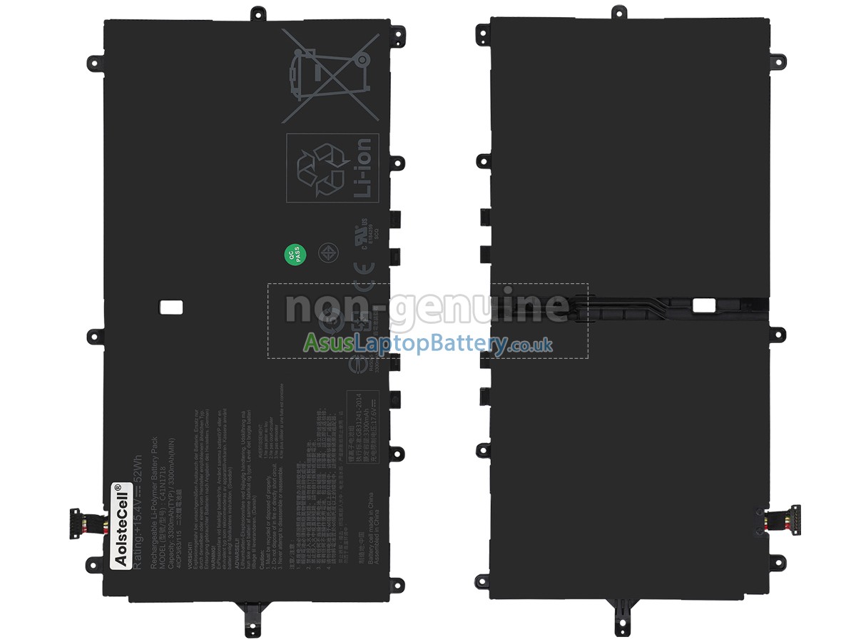 replacement Asus C41N1718 battery