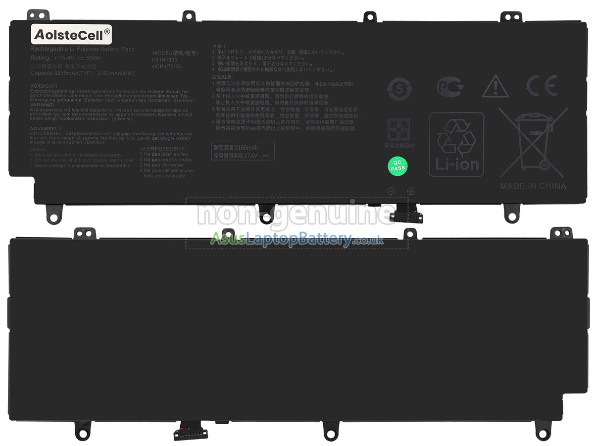 replacement Asus Rog ZEPHYRUS S GX531GM battery