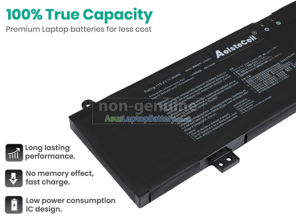 replacement Asus TUF GAMING A15 FA507RR-HN003 battery