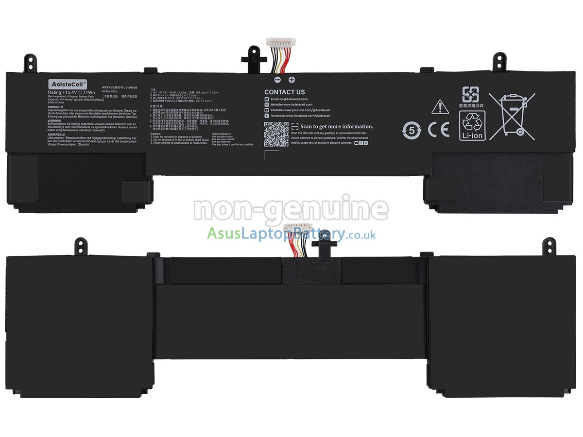 replacement Asus ZenBook 15 UX534FTC-A8197T battery
