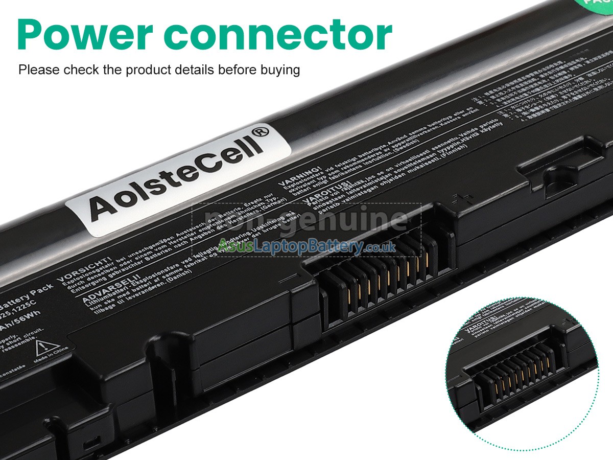 replacement Asus Eee PC 1225C battery