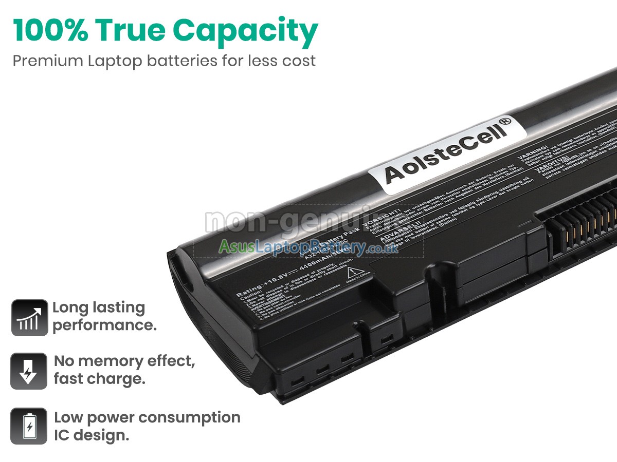 replacement Asus Eee PC 1225C battery