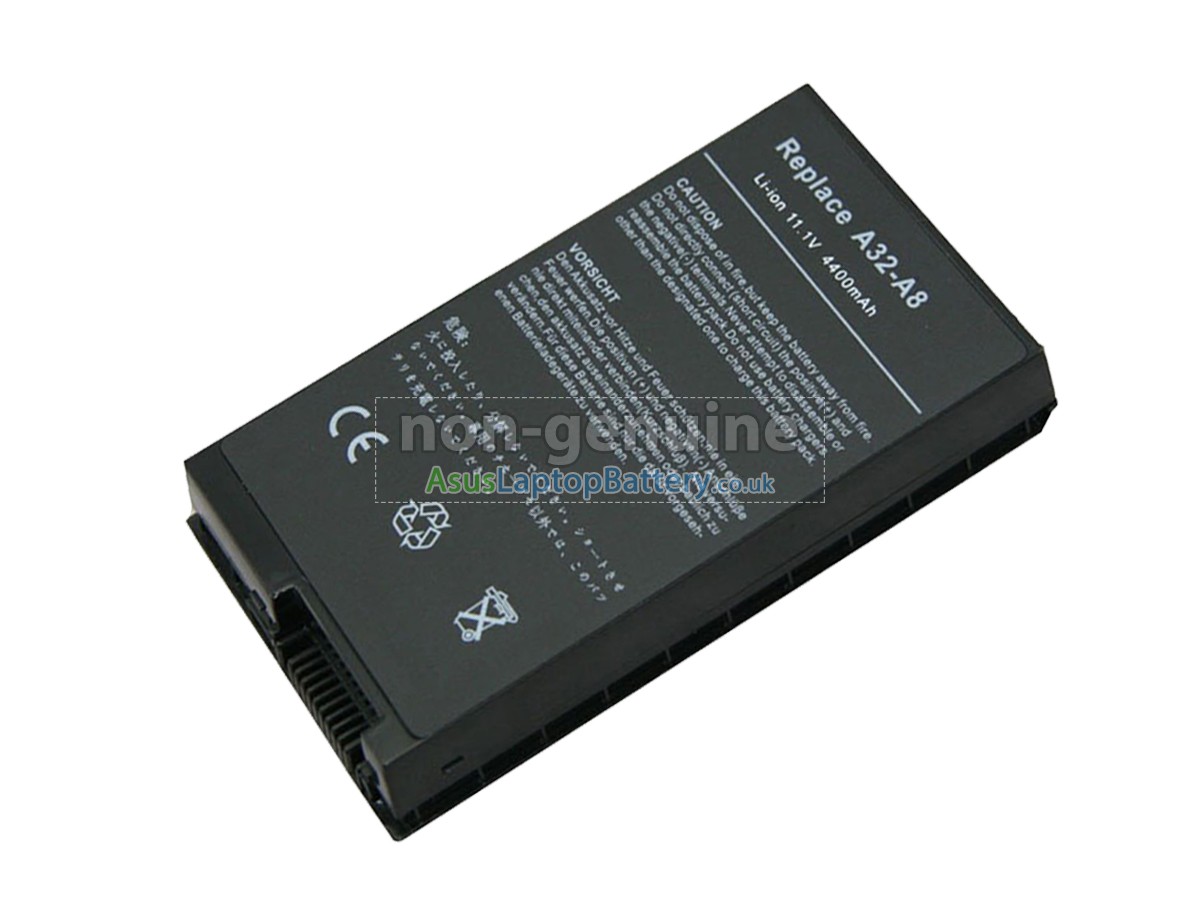 replacement Asus F8P battery