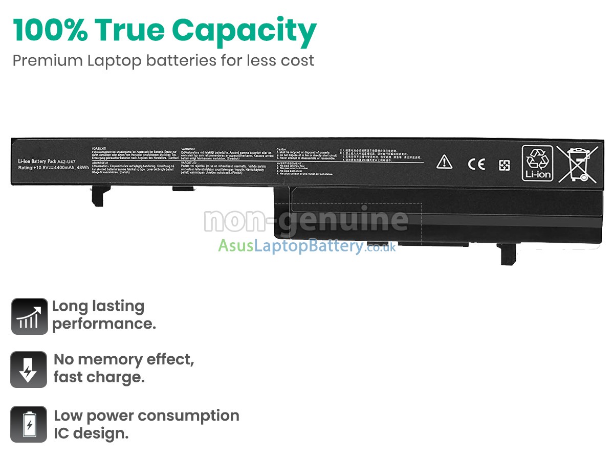 replacement Asus Q400A battery