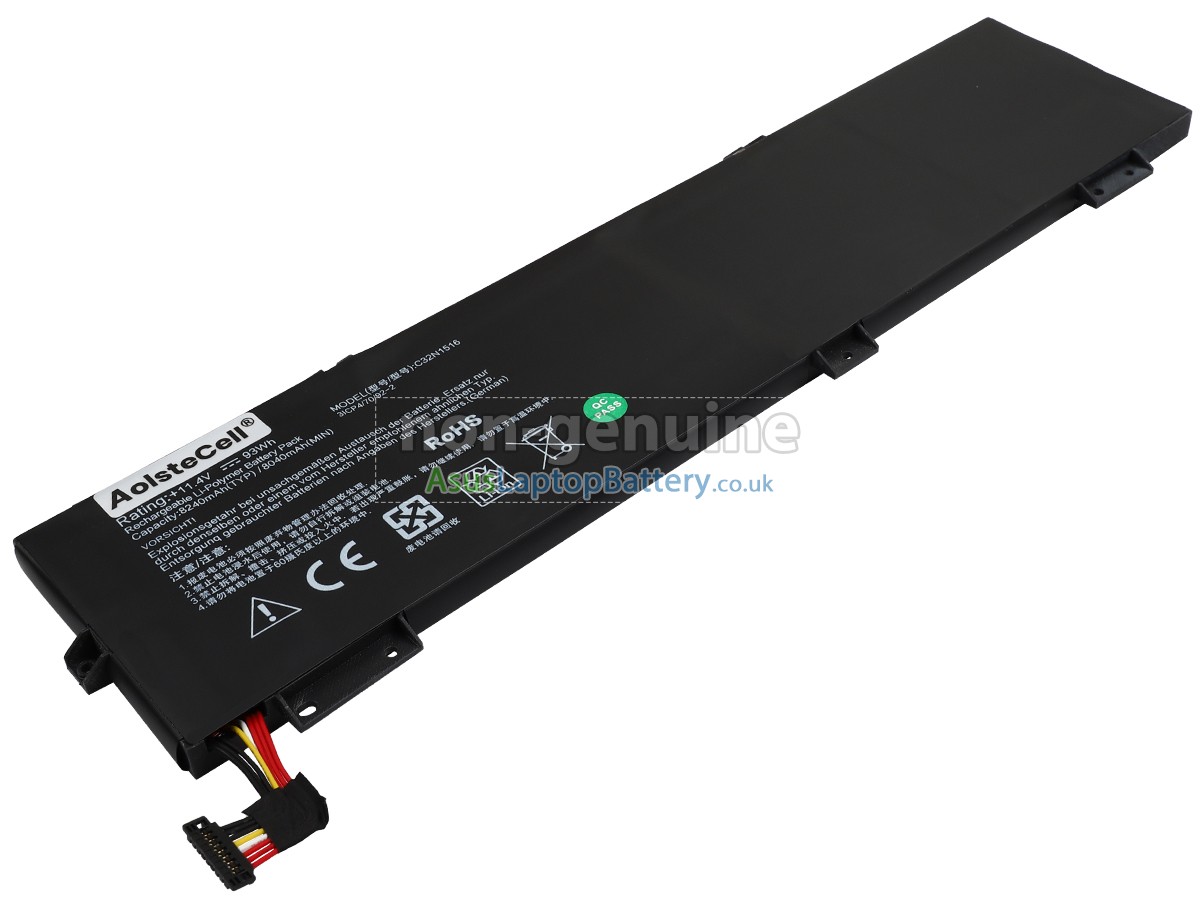 replacement Asus Rog G701VIK-77D08SB2 battery